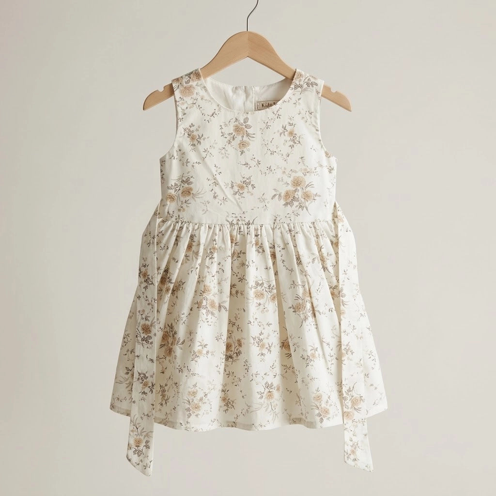 فستان “Golden Bloom” مزهر للبنات | من 3 لـ 6 سنين
