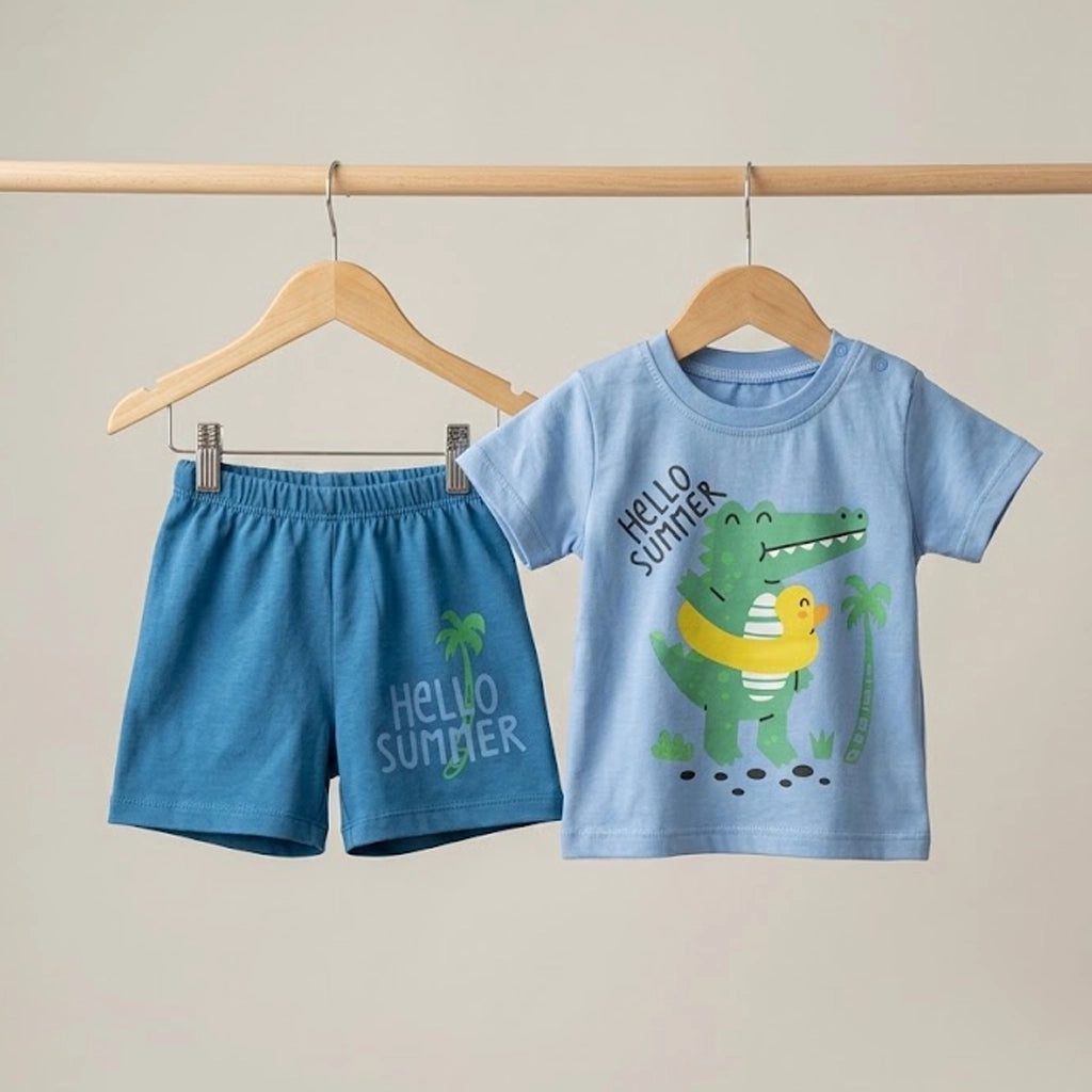 Hello Summer Gator Set | Ages 3M–18M