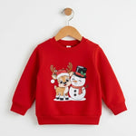 Christmas Reindeer & Snowman Pullover | 3M–24M