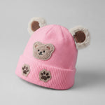 Teddy Paw Knit Beanie | Ages 0–2Y