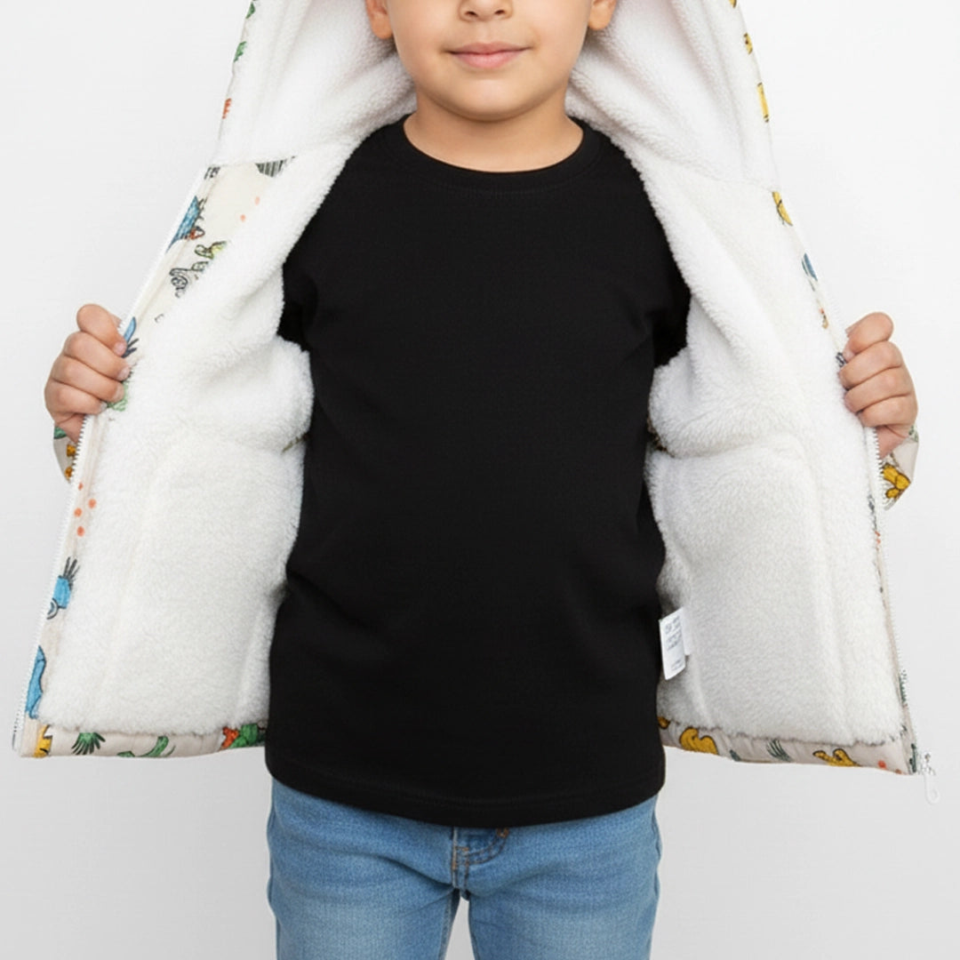 Dino Explorer Puffer Jacket | Ages 1Y–7Y