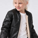 Maverick Faux Leather Bomber Jacket