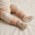 Baby Anti-Slip Walking Socks + Cushioned Knee Pads Set | 6–18M
