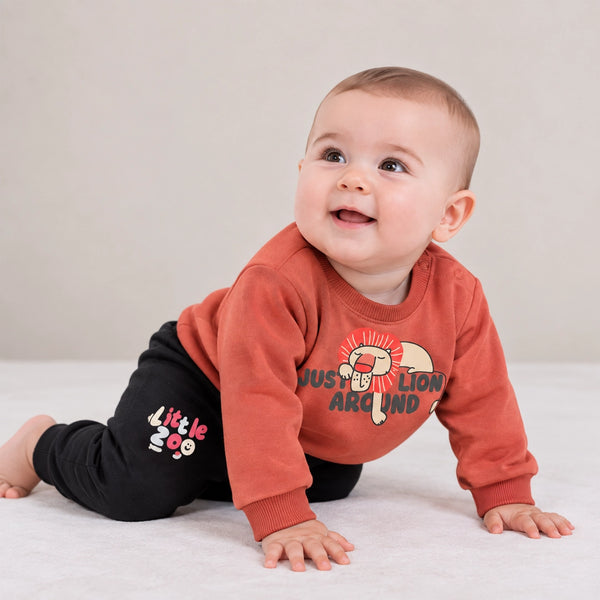 Lion Around Fleece Set