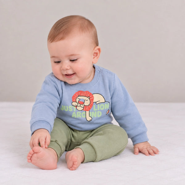 Lion Around Fleece Set