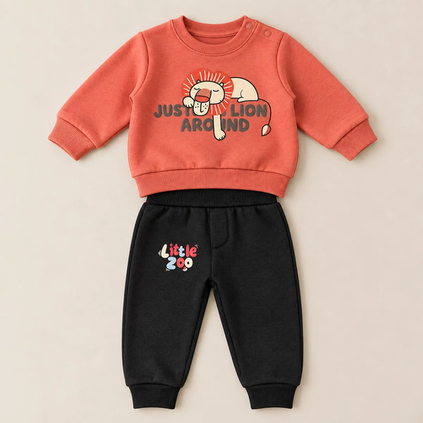 Lion Around Fleece Set