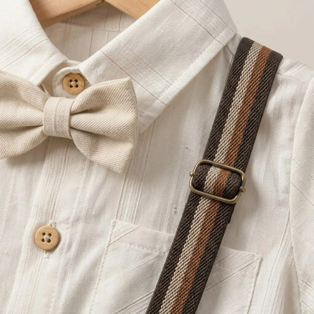 طقم Little Gent Suspenders | من 6 لـ 24 شهر