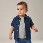 طقم قعتين Mini Classic Shirt | من 3 لـ 18 شهر