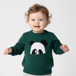 Peek-a-Boo Panda Pullover | Ages 6M-24M