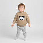 Peek-a-Boo Panda Pullover | Ages 6M-24M