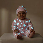 Paws & Stars Glow-in-the-Dark Winter Pajama Set | Ages 3M–12M