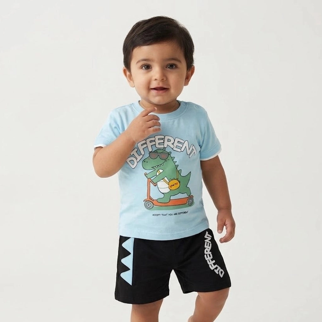 طقم "ديفرنت دينو" الصيفي | للأعمار من ١ إلى ٣ سنوات