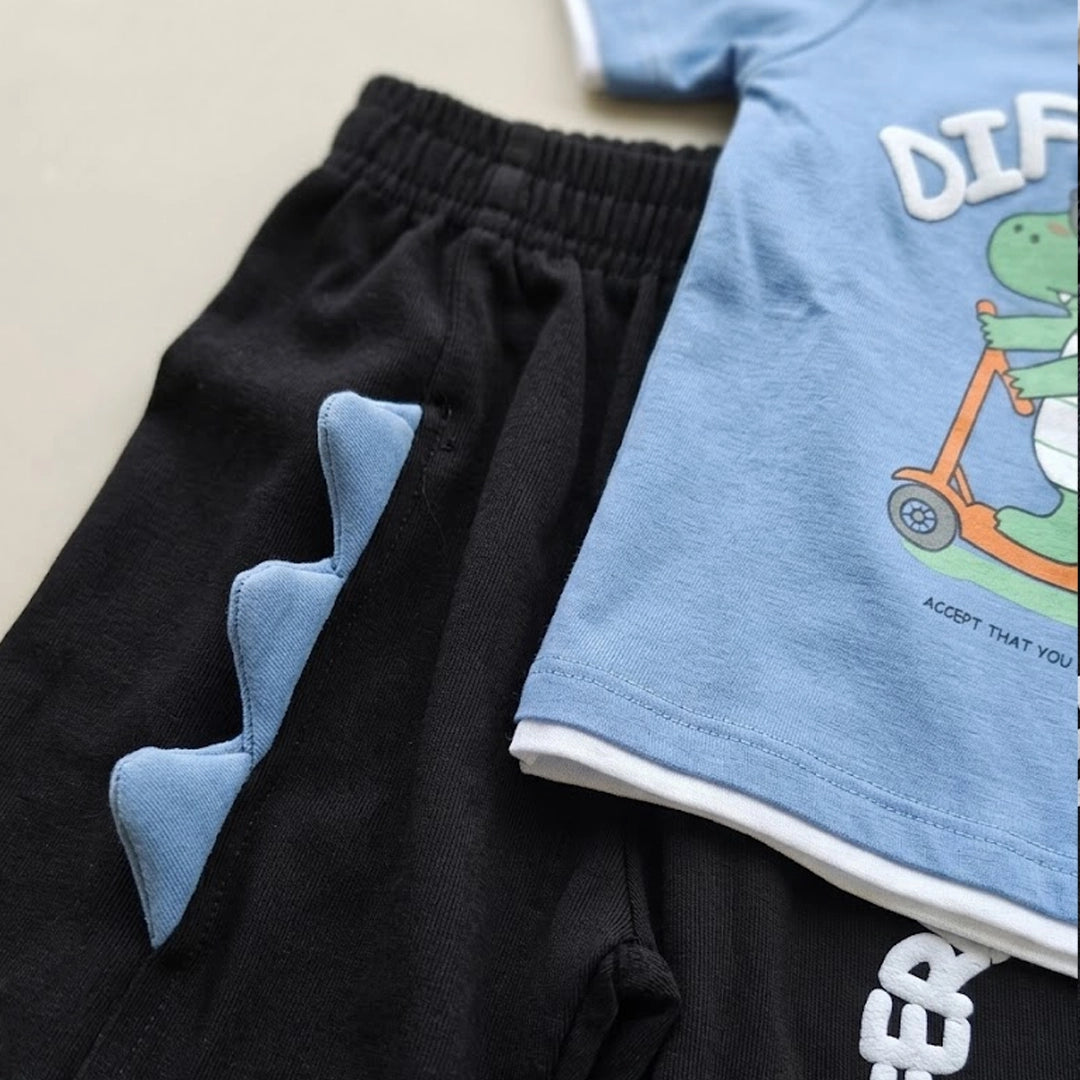 طقم "ديفرنت دينو" الصيفي | للأعمار من ١ إلى ٣ سنوات