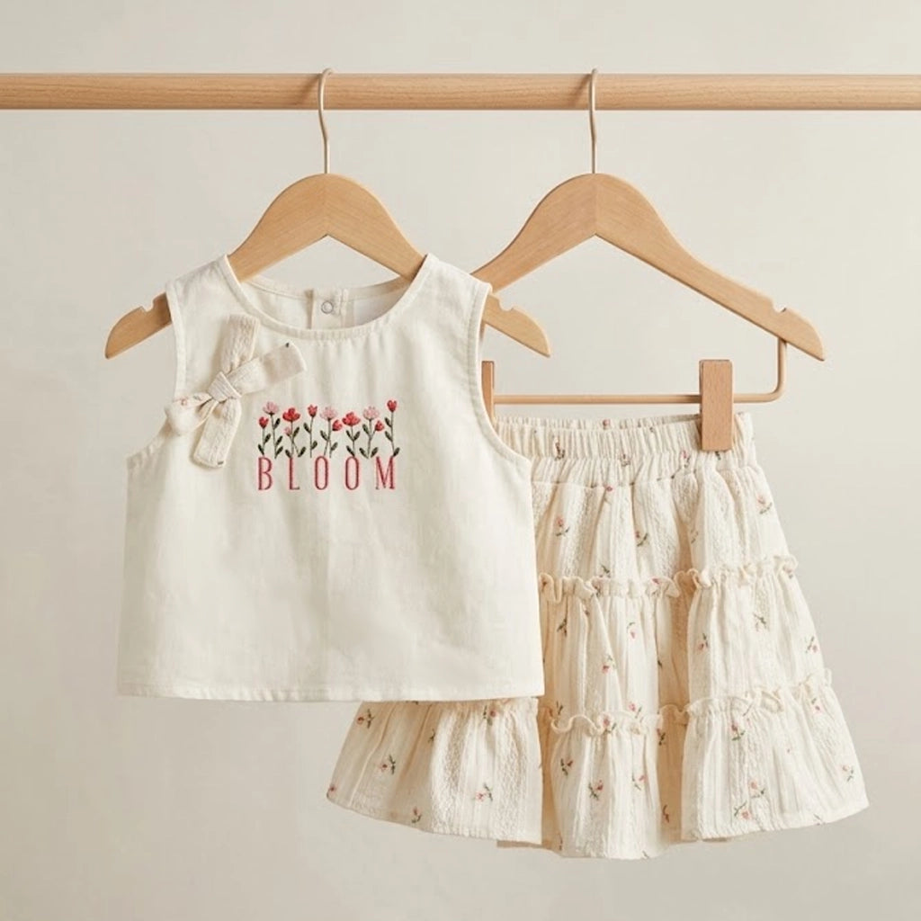Bloom Skirt Set | Ages 6M–36M