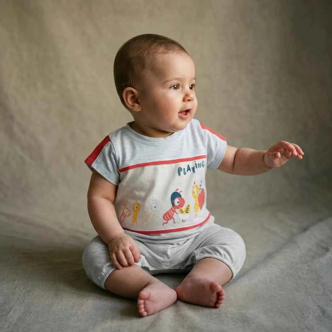 Playtime Pals Romper | Ages 0M–12M