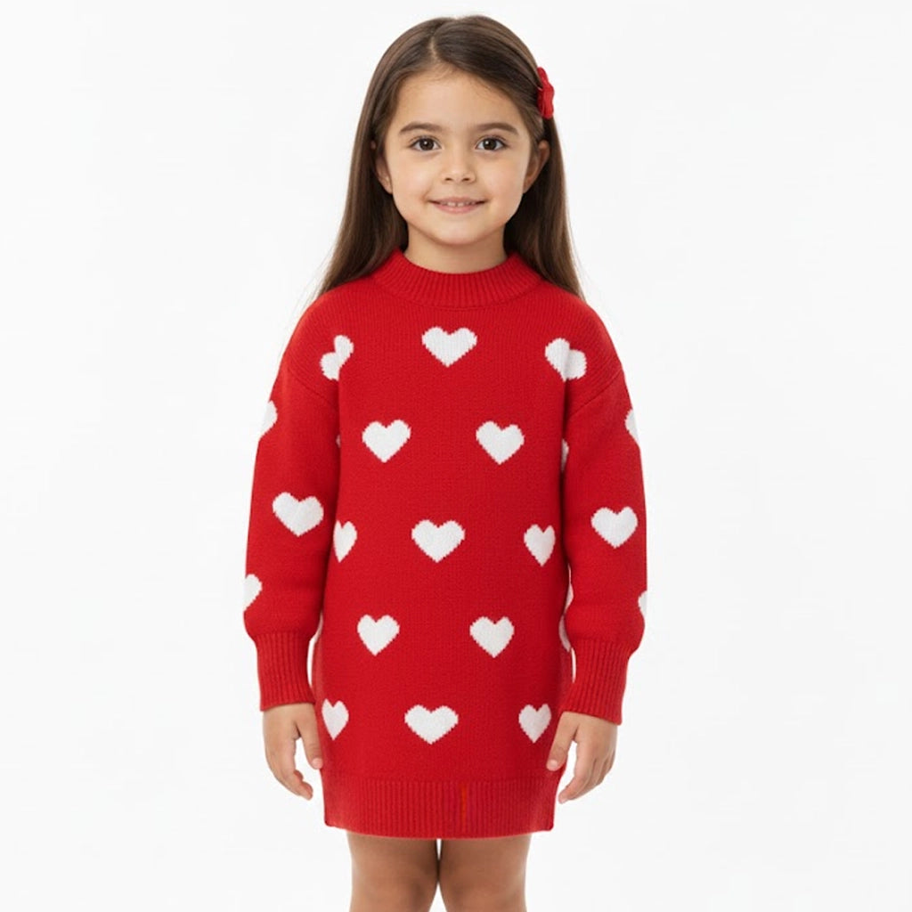 Sweetheart Cozy Dress | Ages 4Y–10Y