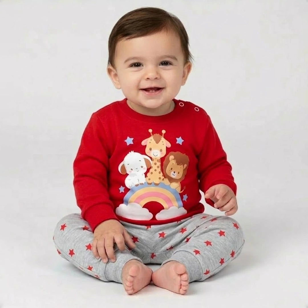 Little Safari Rainbow Baby Set | Ages 0M–18M