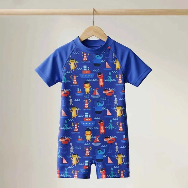 Sea Friends UPF 50+ Baby Swimsuit | Ages 3M–18M