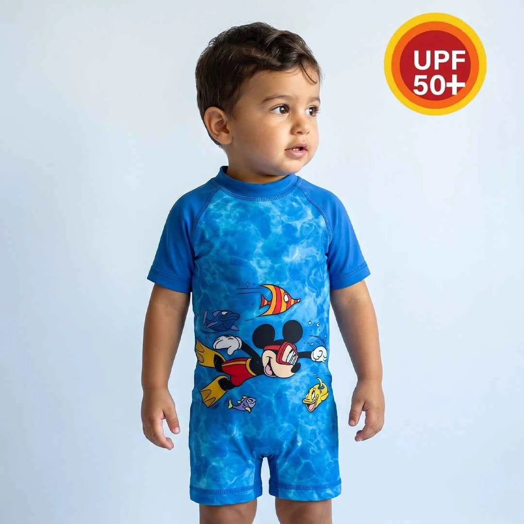 Mickey Ocean UPF 50+ Swimsuit | Ages 3M–18M