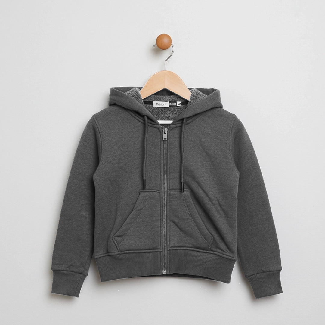 Unisex Sherpa-Lined Zip Jacket | Ages 2Y–6Y