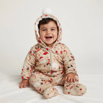Christmas Hooded Baby Onesie | 0M–18M