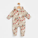Christmas Hooded Baby Onesie | 0M–18M