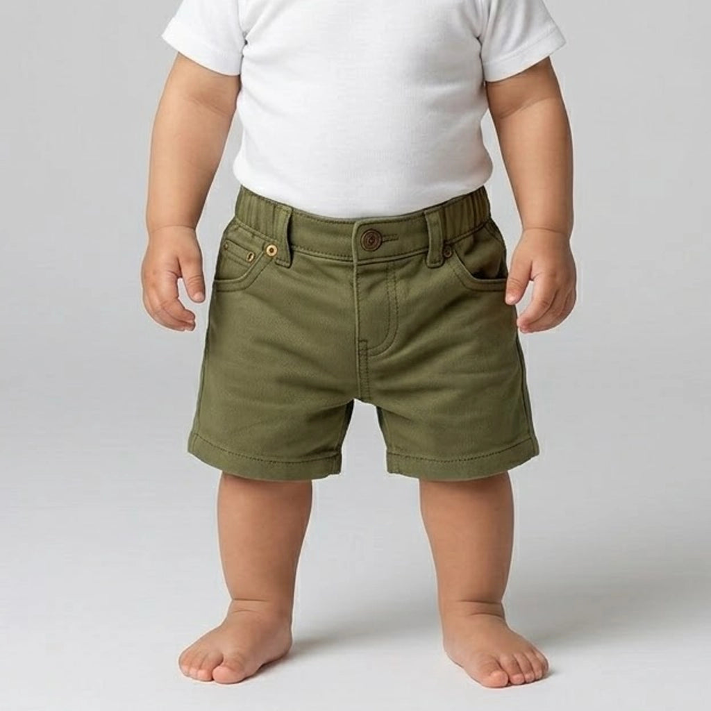 شورت زيتي للأطفال | للأعمار من ٠ إلى ١٢ شهر