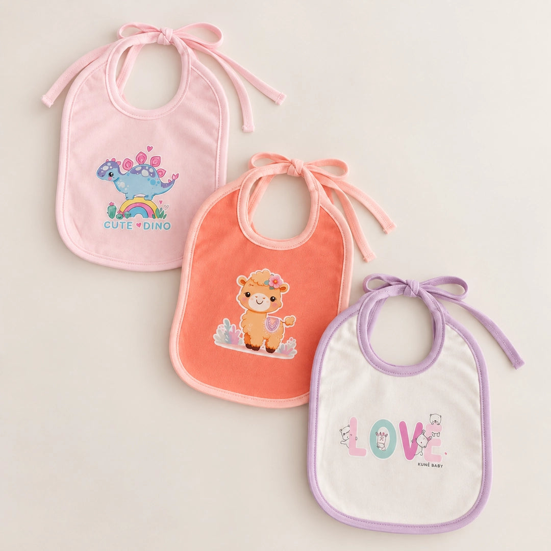Tiny Tummies Baby Bib Set (3-Pack) | 6-24 months