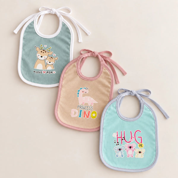Tiny Tummies Baby Bib Set (3-Pack) | 6-24 months