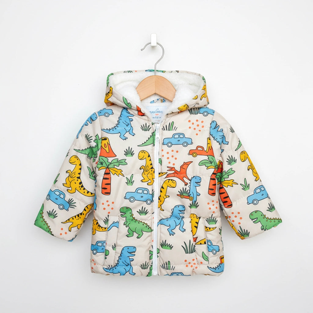 Dino Explorer Puffer Jacket | Ages 1Y–8Y