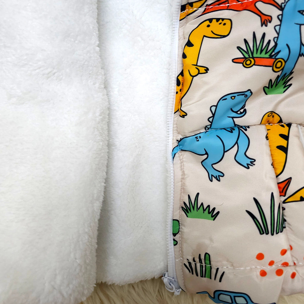 Dino Explorer Puffer Jacket | Ages 1Y–7Y