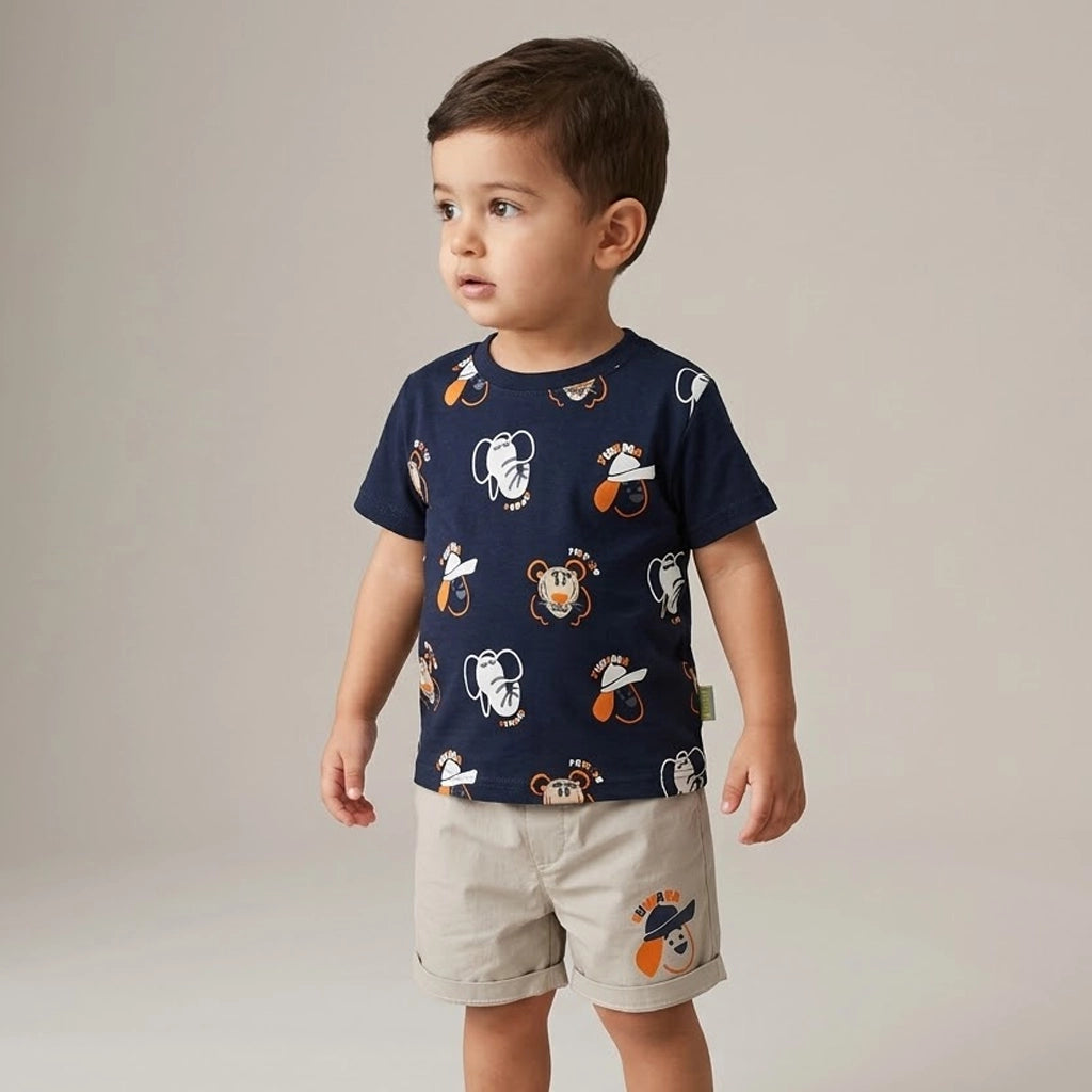 طقم Safari Friends الصيفي | من عمر ١٢ إلى ٢٤ شهر