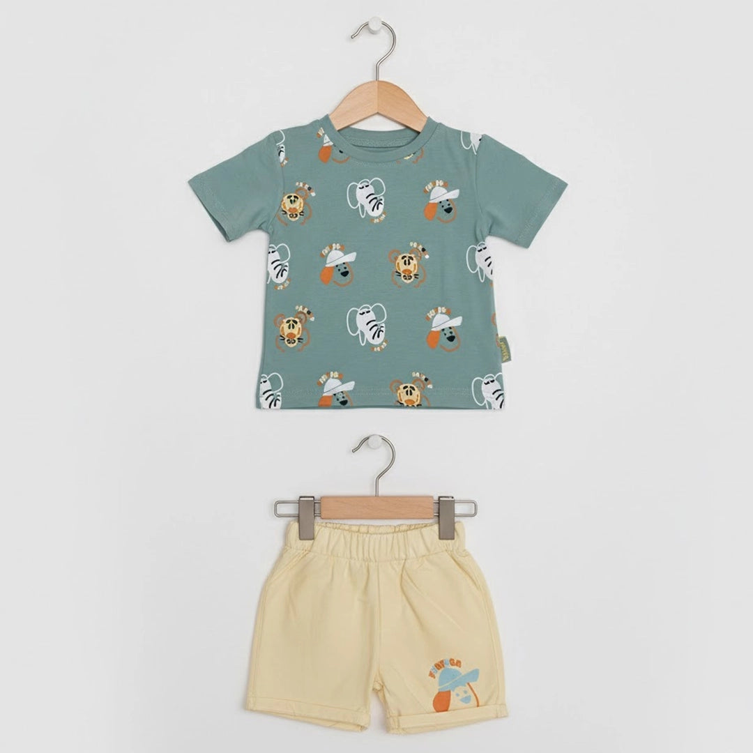 طقم Safari Friends الصيفي | من عمر ١٢ إلى ٢٤ شهر