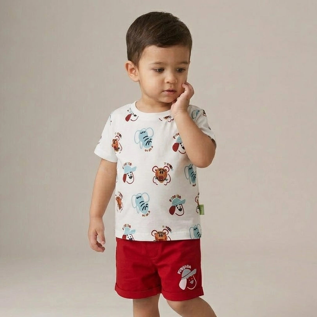 طقم Safari Friends الصيفي | من عمر ١٢ إلى ٢٤ شهر