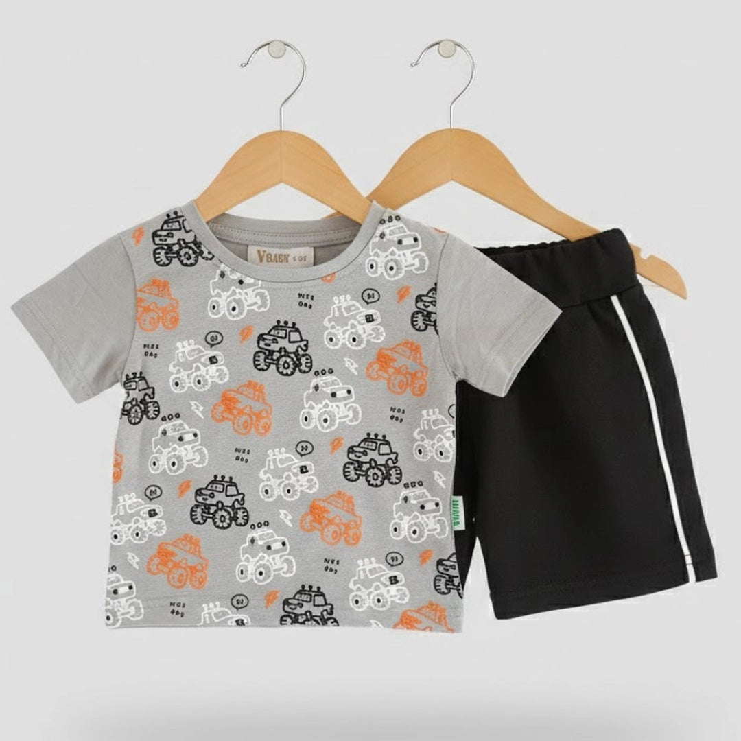 Monster Truck Cotton Set | Ages 12M-24M