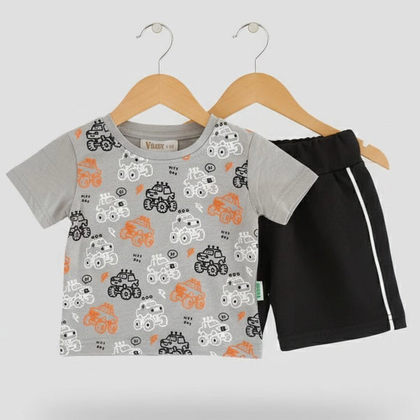 Monster Truck Cotton Set
