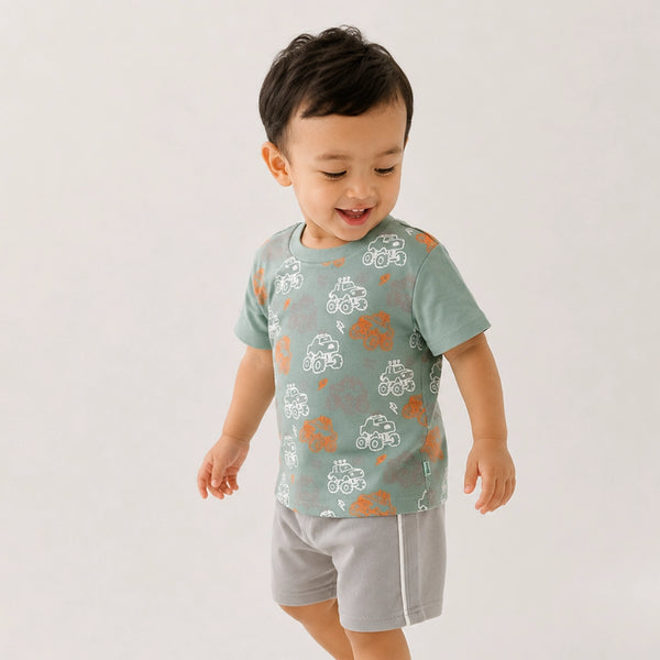 Monster Truck Cotton Set