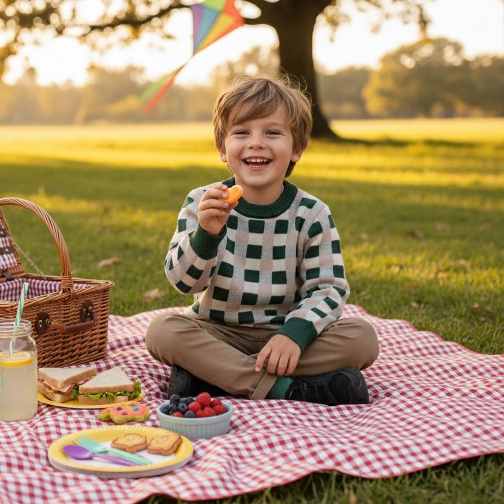 Checker Club Pullover | Ages 2Y–8Y