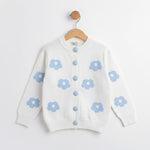 Sunny Daisy 3-Piece Set – Cardigan, Skirt & Tights | Ages 2Y-6Y