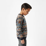 Geometric Knit Pullover | Ages 7Y-14Y
