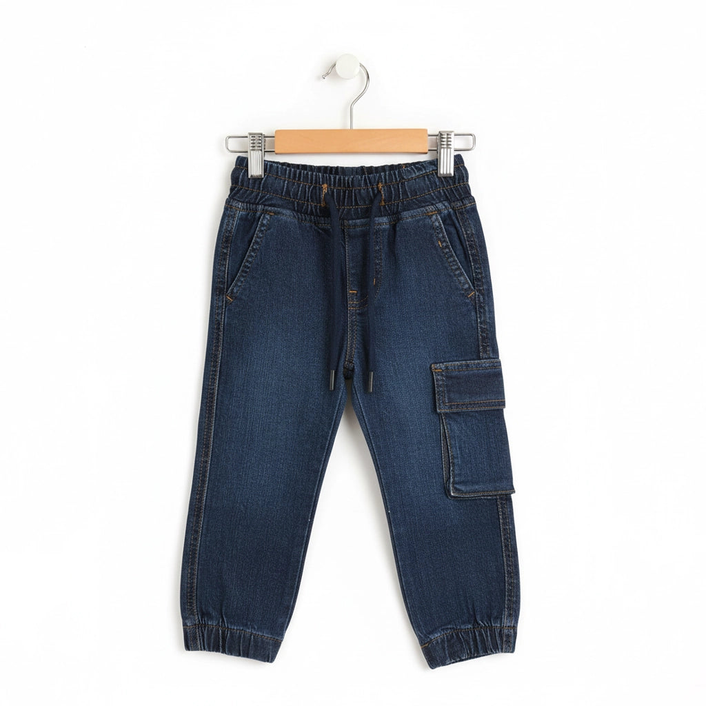 Boys Explorer Cargo Jeans | Ages 1–5 Years