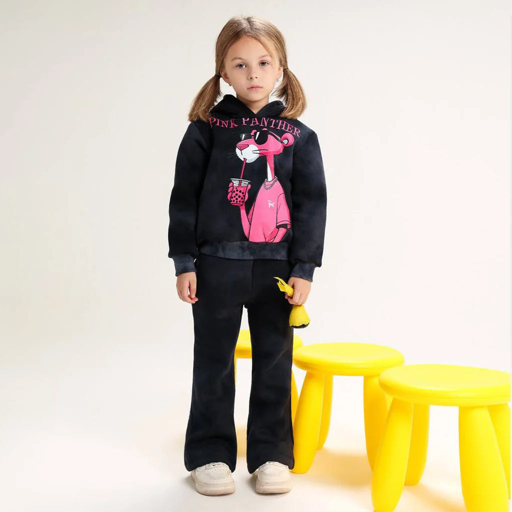 Pink Panther Hoodie & Pants Set | Ages 4Y-9Y