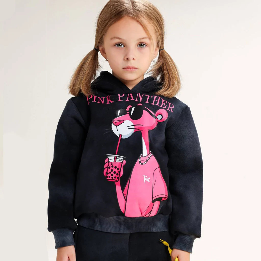 Pink Panther Hoodie & Pants Set | Ages 4Y-9Y