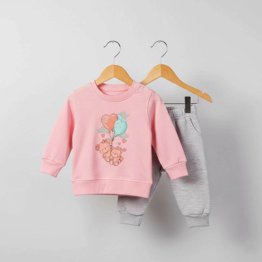 Teddy Balloon Baby Set | Ages 0M–18M