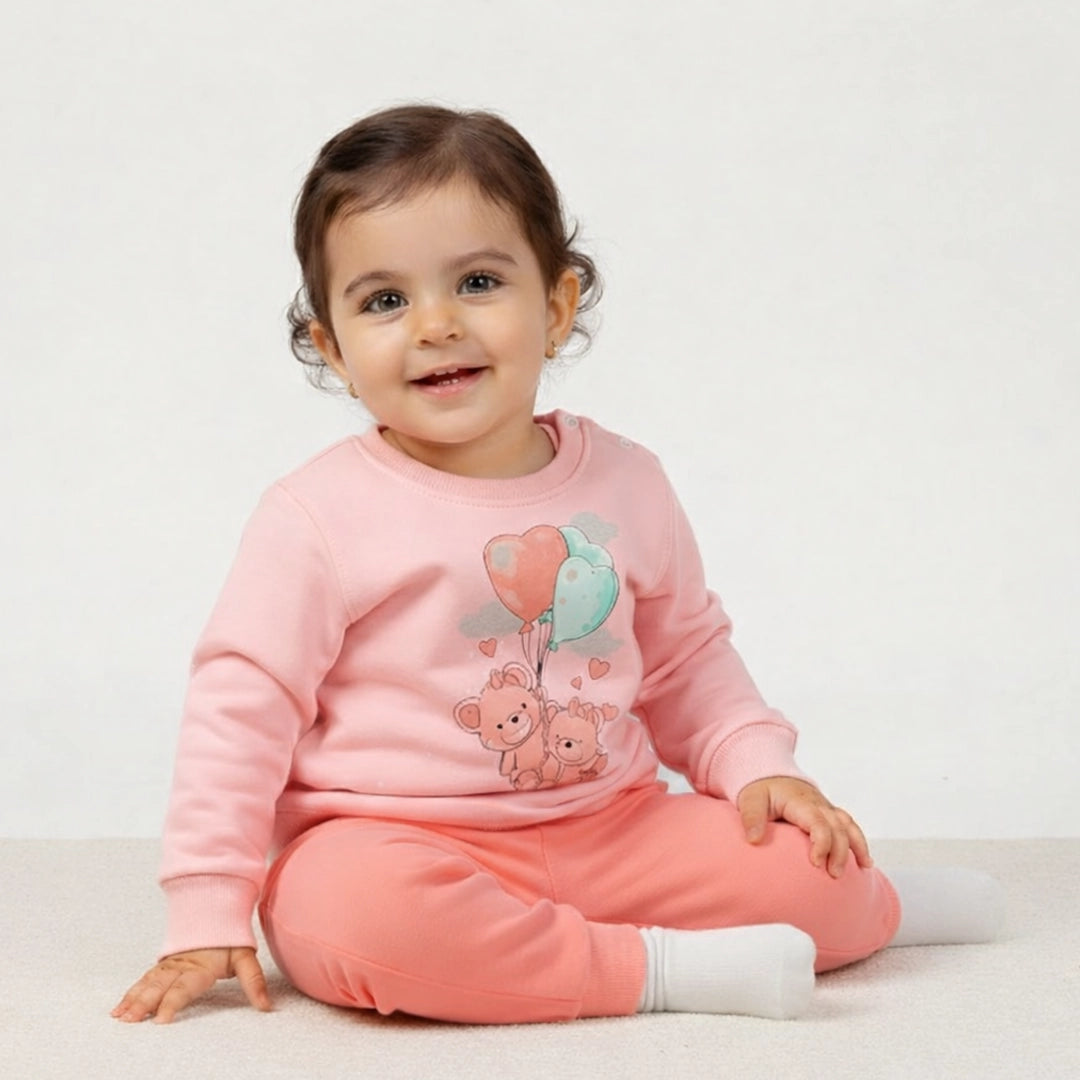 Teddy Balloon Baby Set | Ages 0M–18M