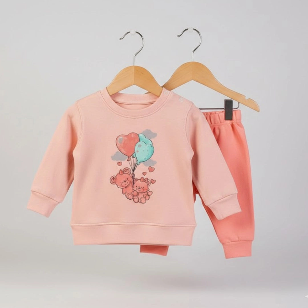 Teddy Balloon Baby Set | Ages 0M–18M