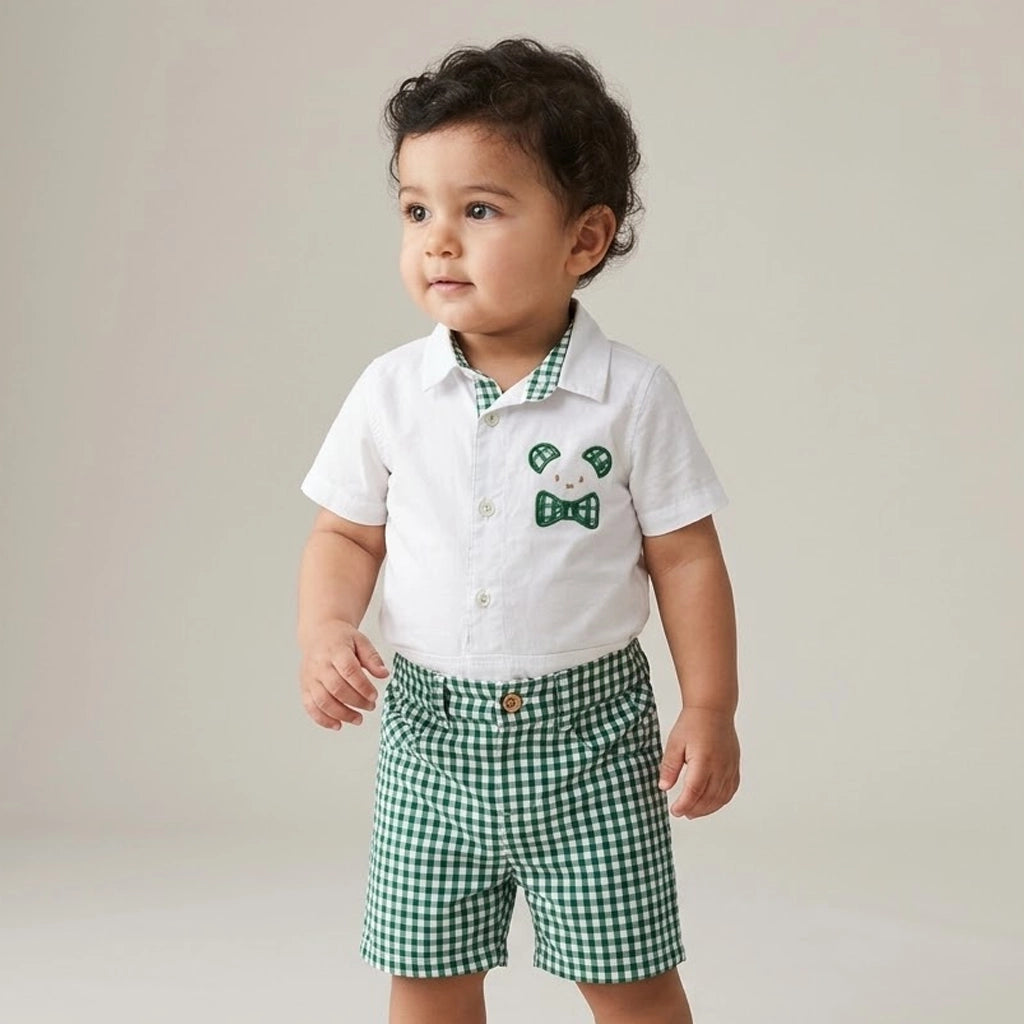 طقم Gentleman Check Set | من 3 لـ 18 شهر