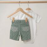 طقم Gentleman Check Set | من 3 لـ 18 شهر