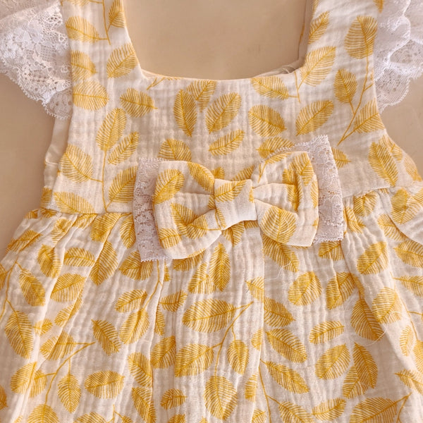 Lace Leaf Baby Dress