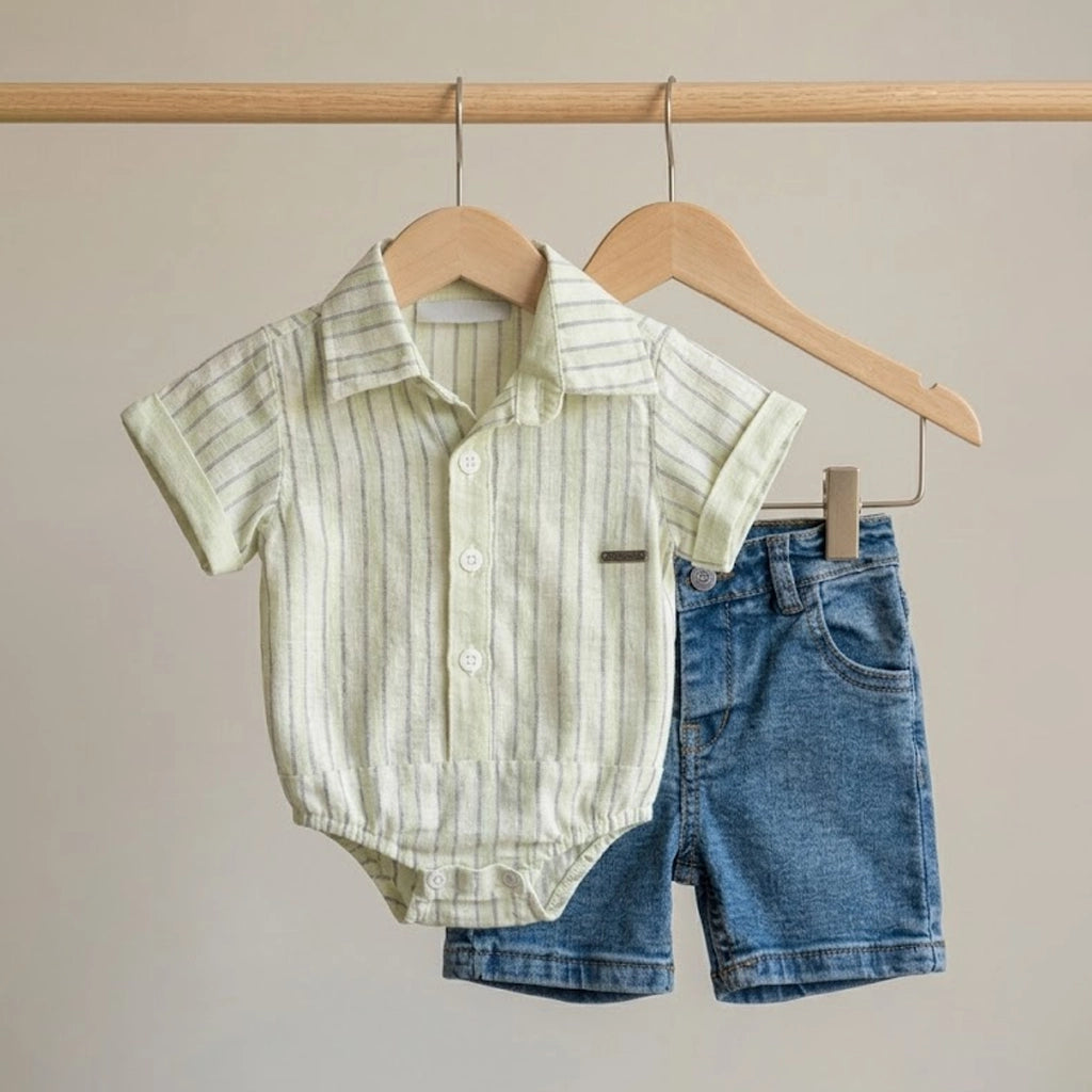 طقم Stripe Summer Set | من 3 لـ 18 شهر